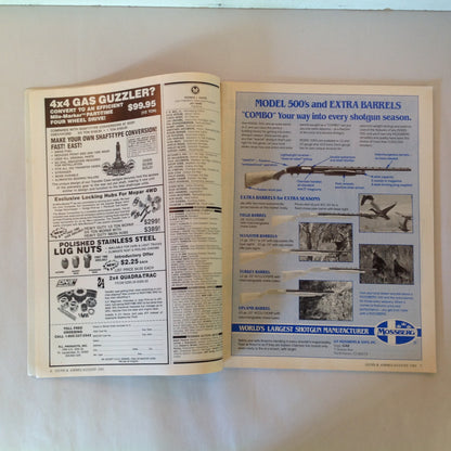 Vintage Aug 1985 Guns & Ammo Magazine Browning's Accurate A-Bolt Beretta 9mm Auto Pistol Single Shot Rifle Roundup
