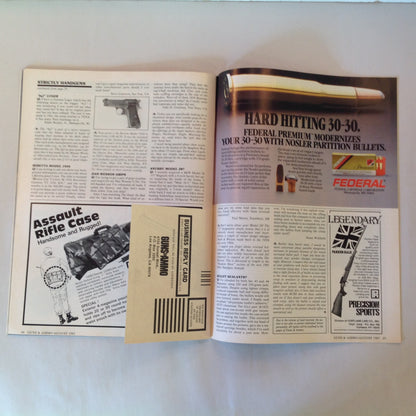 Vintage Aug 1985 Guns & Ammo Magazine Browning's Accurate A-Bolt Beretta 9mm Auto Pistol Single Shot Rifle Roundup
