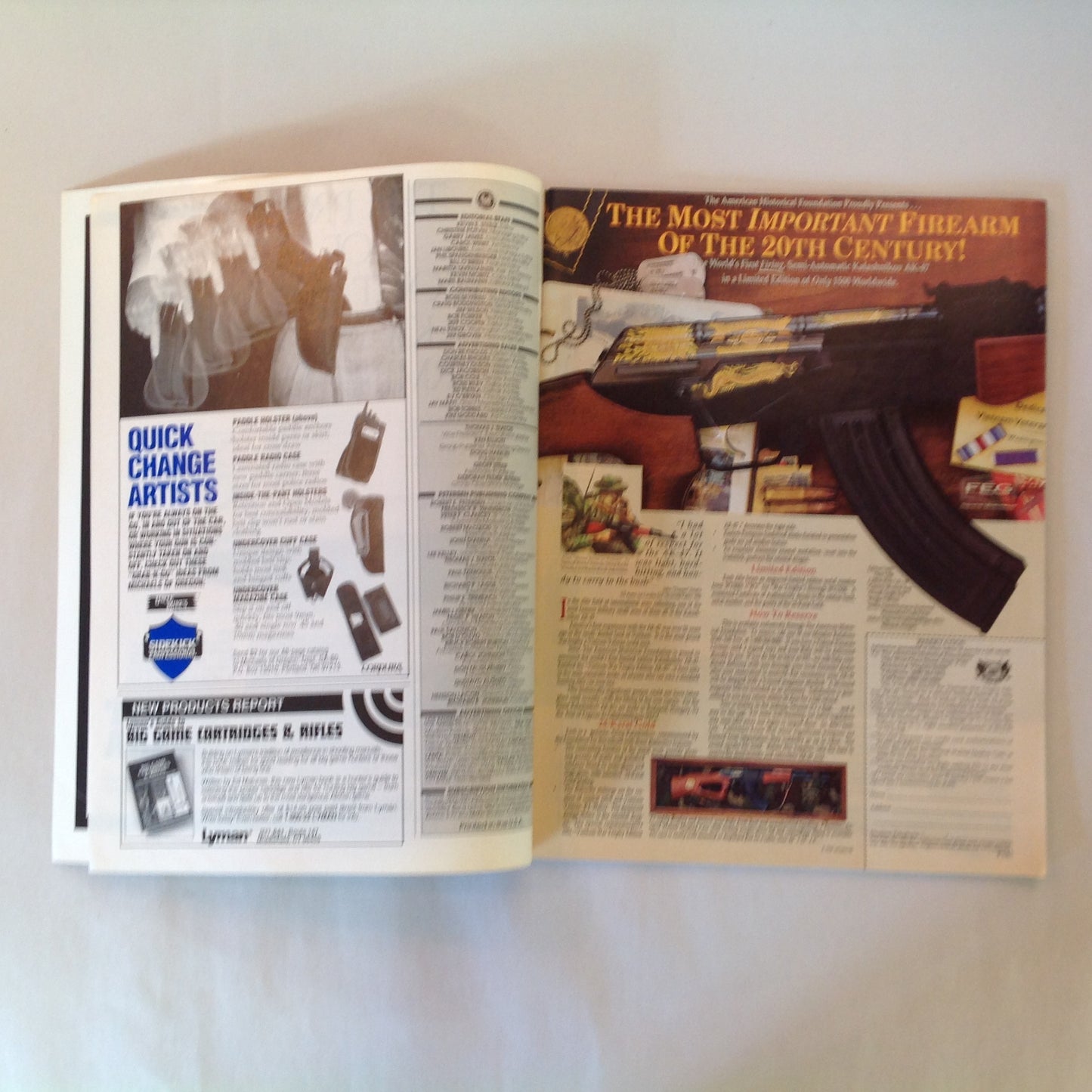 Vintage Jul 1994 Guns & Ammo Magazine Handgun Control Inc Exposed!