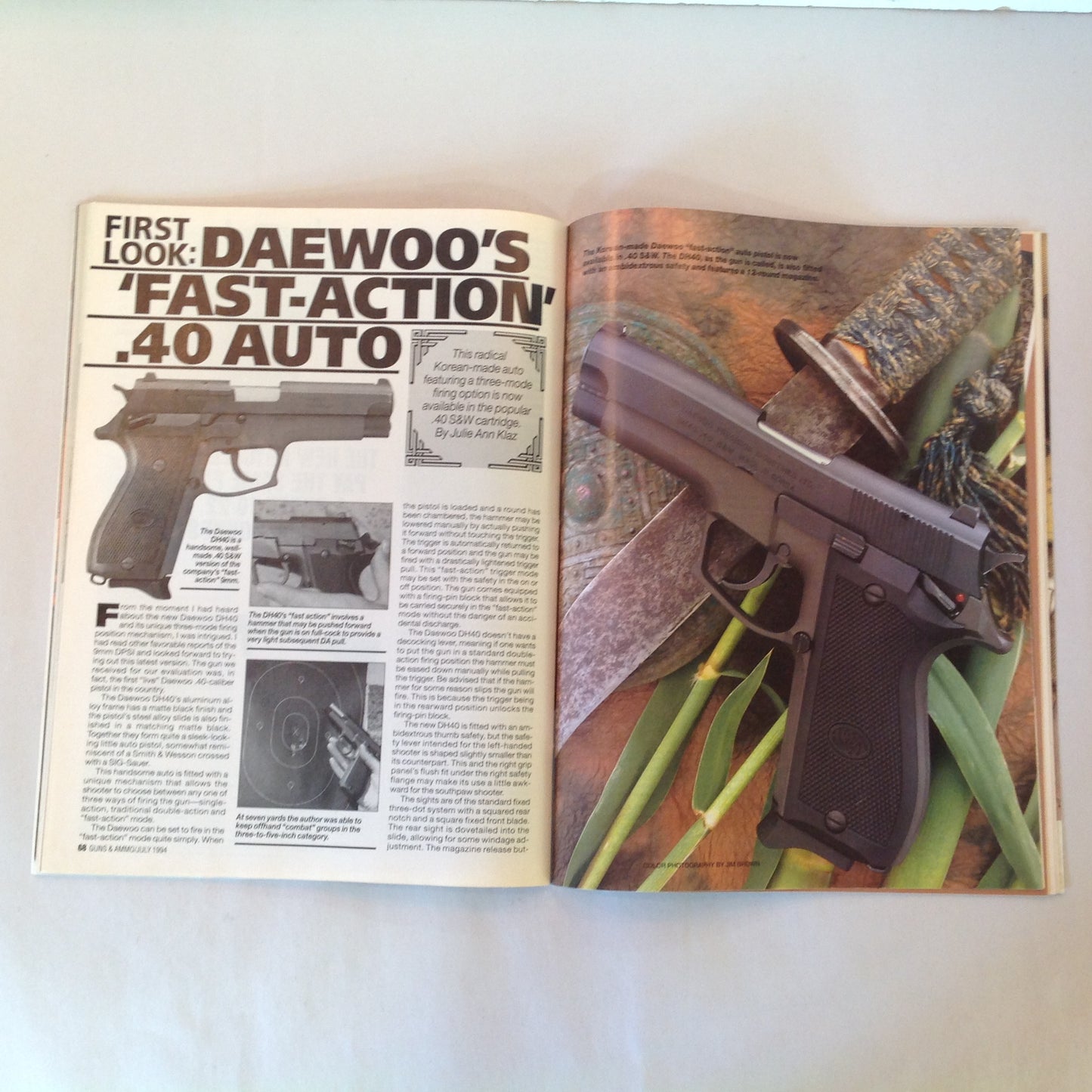Vintage Jul 1994 Guns & Ammo Magazine Handgun Control Inc Exposed!