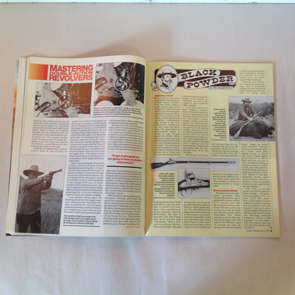 Vintage Mar 1992 Guns & Ammo Magazine .45 Roundip Used Rifles Bolt-Action Shootout