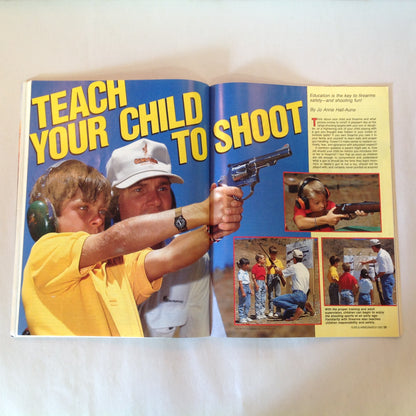 Vintage Mar 1992 Guns & Ammo Magazine .45 Roundip Used Rifles Bolt-Action Shootout