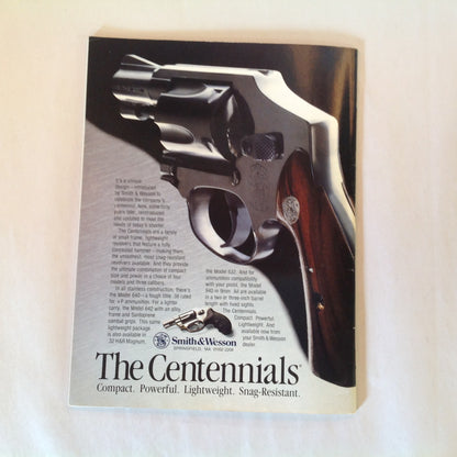Vintage Mar 1992 Guns & Ammo Magazine .45 Roundip Used Rifles Bolt-Action Shootout
