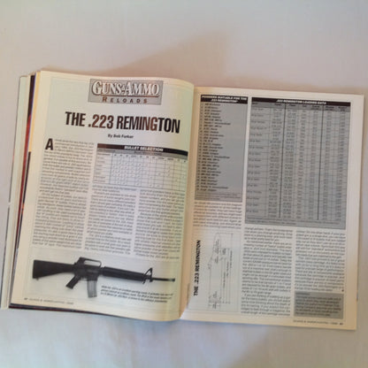 Vintage Apr 1996 Guns & Ammo Magazine Springfield's Mini Big Bore .45s Shot Placement Bear Stoppers Israeli Secrets
