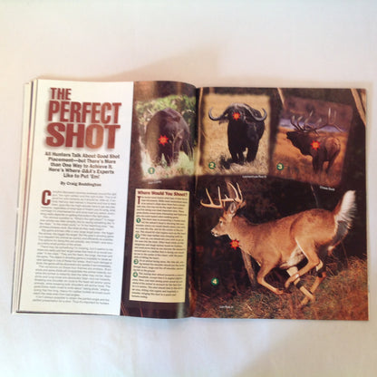 Vintage Apr 1996 Guns & Ammo Magazine Springfield's Mini Big Bore .45s Shot Placement Bear Stoppers Israeli Secrets