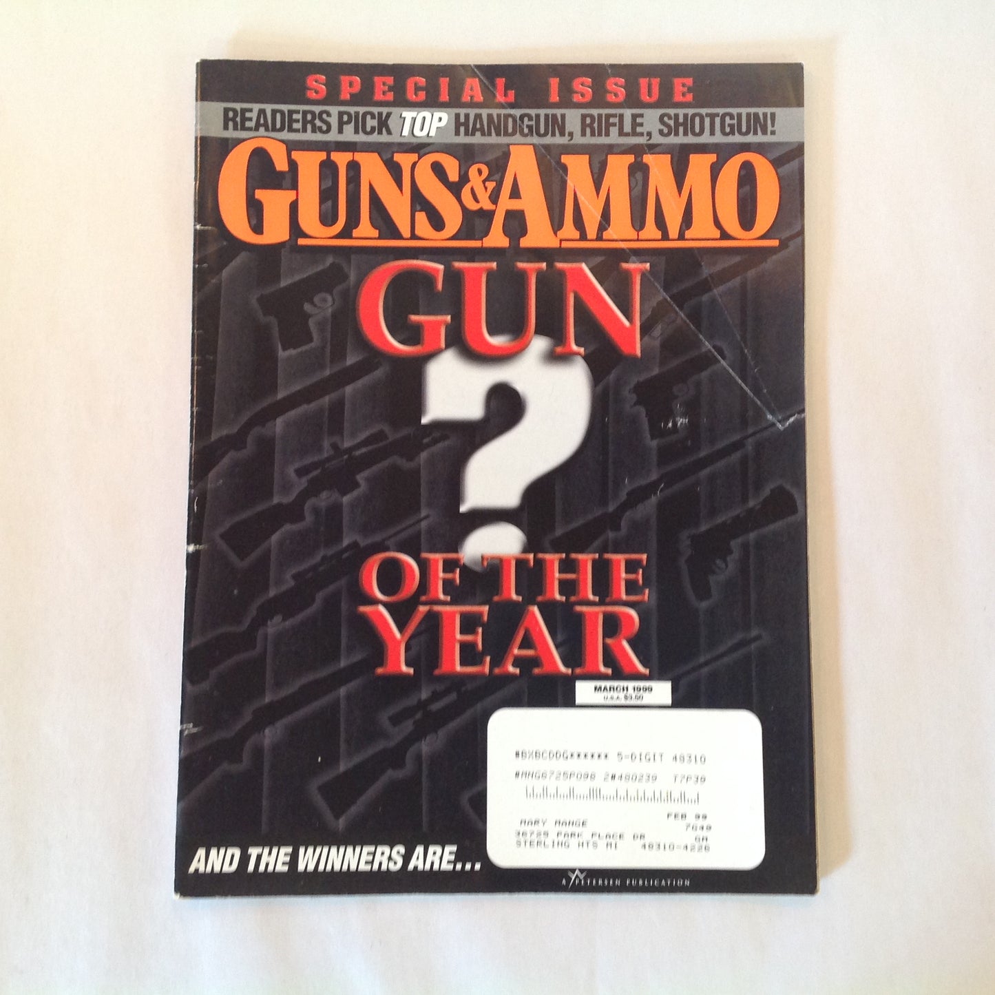 Vintage Mar 1999 Guns & Ammo Magazine Special Issue: Gun of the Year