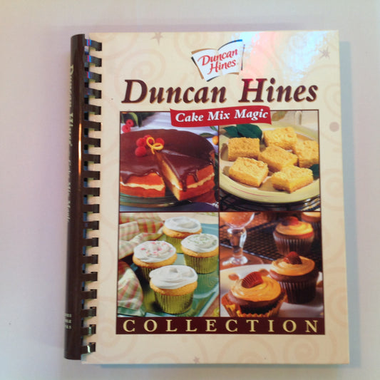 Vintage 2005 Hardcover Duncan Hines Collection: Cake Mix Magic Cook Book