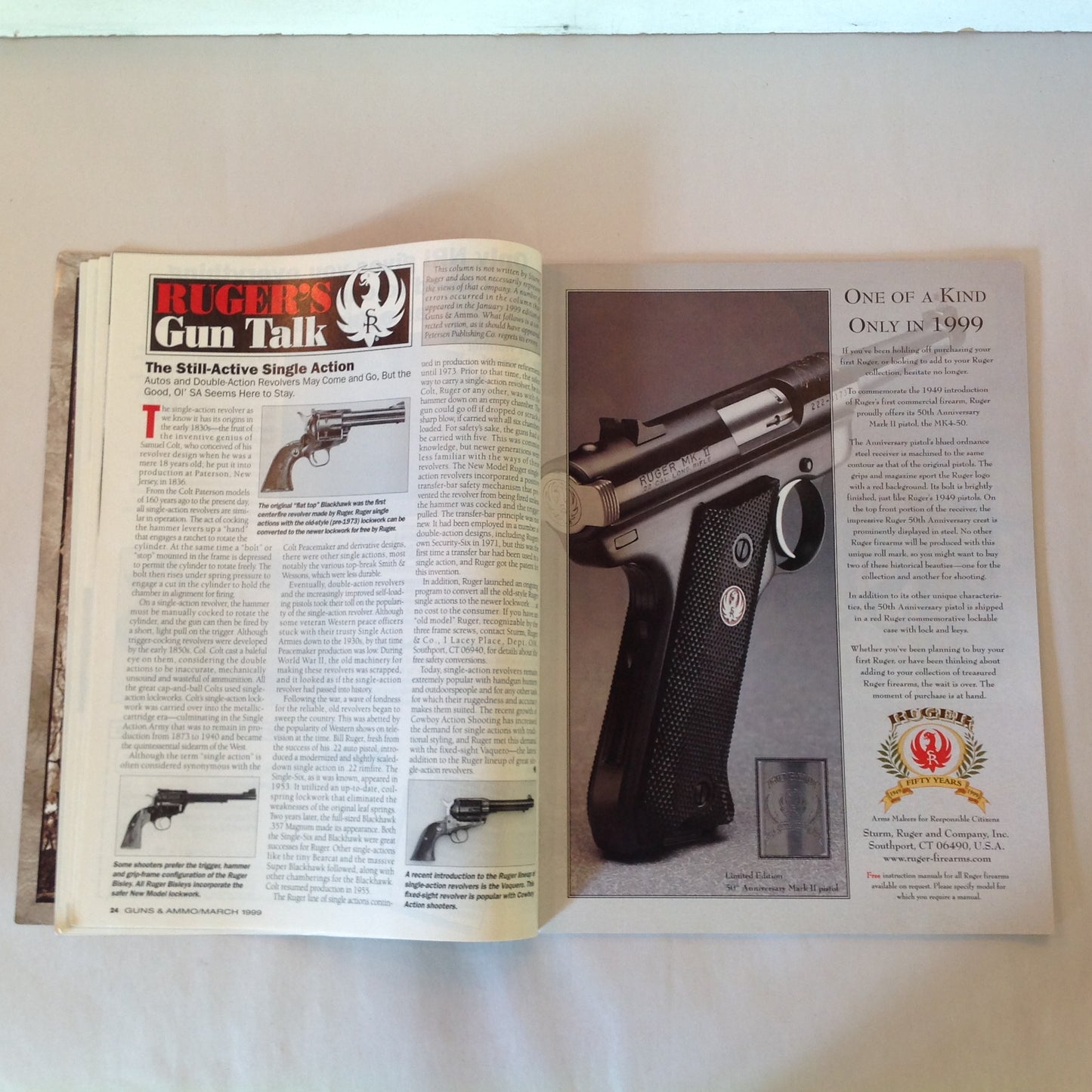 Vintage Mar 1999 Guns & Ammo Magazine Special Issue: Gun of the Year