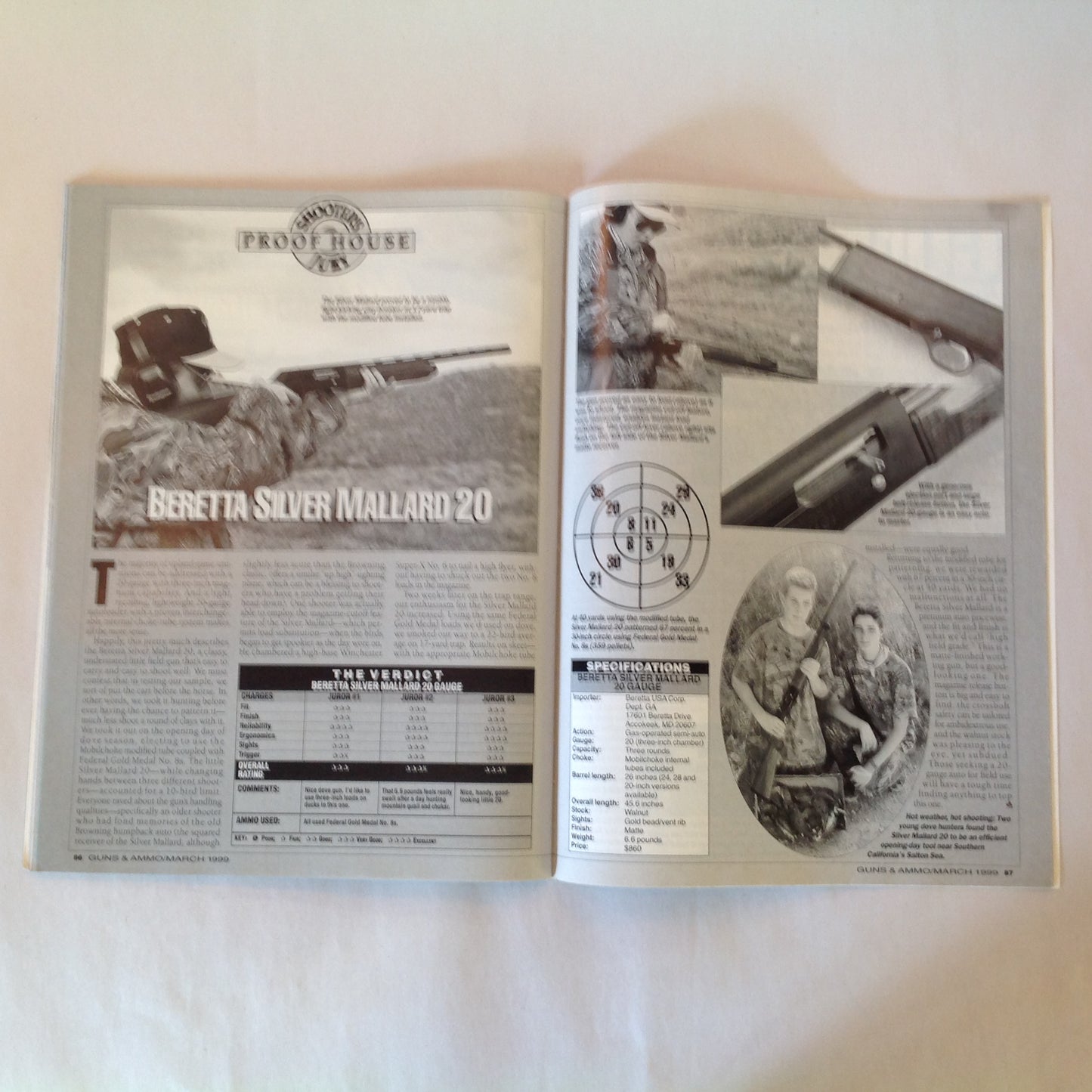 Vintage Mar 1999 Guns & Ammo Magazine Special Issue: Gun of the Year