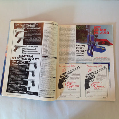 Vintage Jan 1986 Guns & Ammo Magazine Colt An American Legend for 150 Years Airguns O/U Shotguns