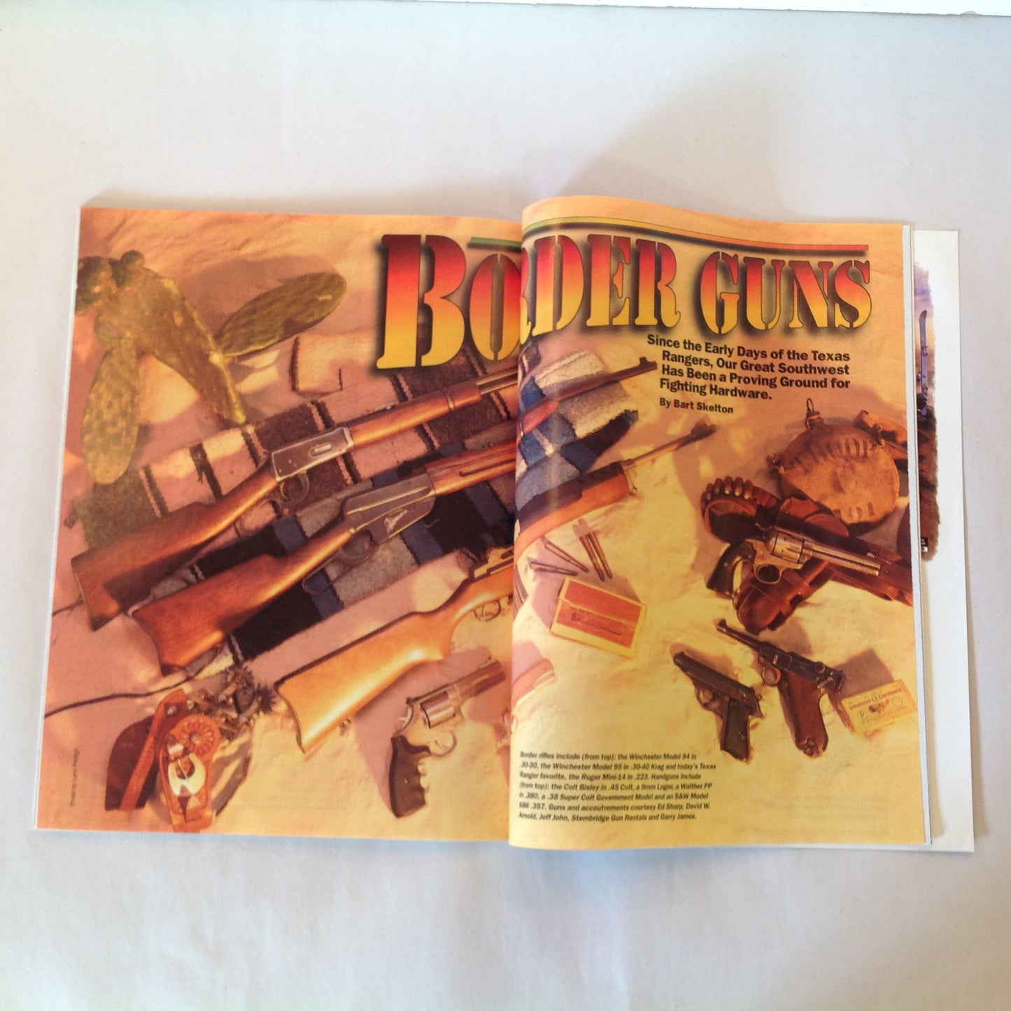 Vintage Nov 1998 Guns & Ammo Magazine World's Hottest Pistol Round Skelton's Border Genius Exposed Carry Guns
