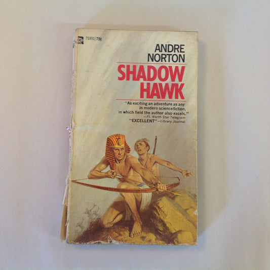 Vintage 1960 Mass Market Paperback Shadow Hawk Andre Norton ACE Books