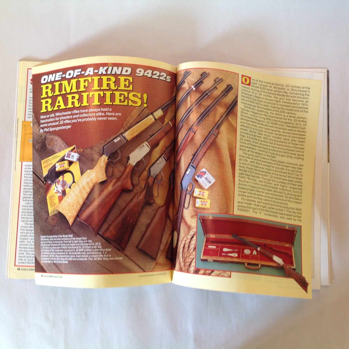 Vintage Aug 1992 Guns & Ammo Magazine Auto Vs Revolver Gun Prices Then & Now High-Tech Rifle Bullets