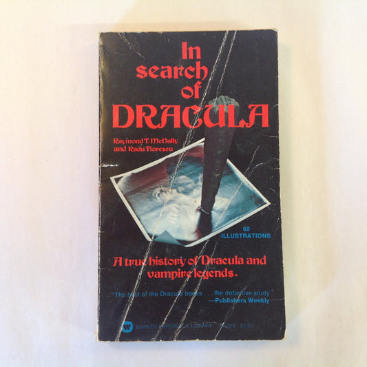 Vintage 1973 Mass Market Paperback In Search of Dracula: A True History of Dracula and Vampire Legends Raymond T. McNally Radu Florescu