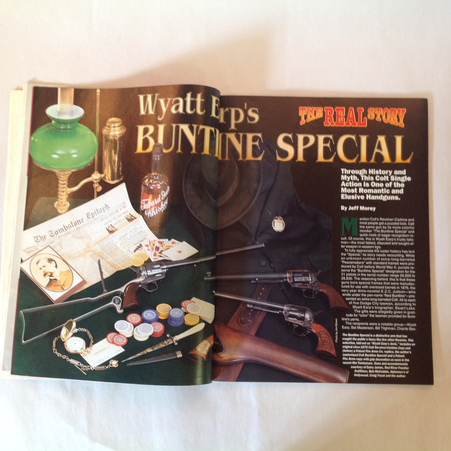 Vintage Dec 1997 Guns & Ammo Magazine World's Fastest Bolt Action CZ Goes .45 New Guns Wyatt Earp's Buntline Special
