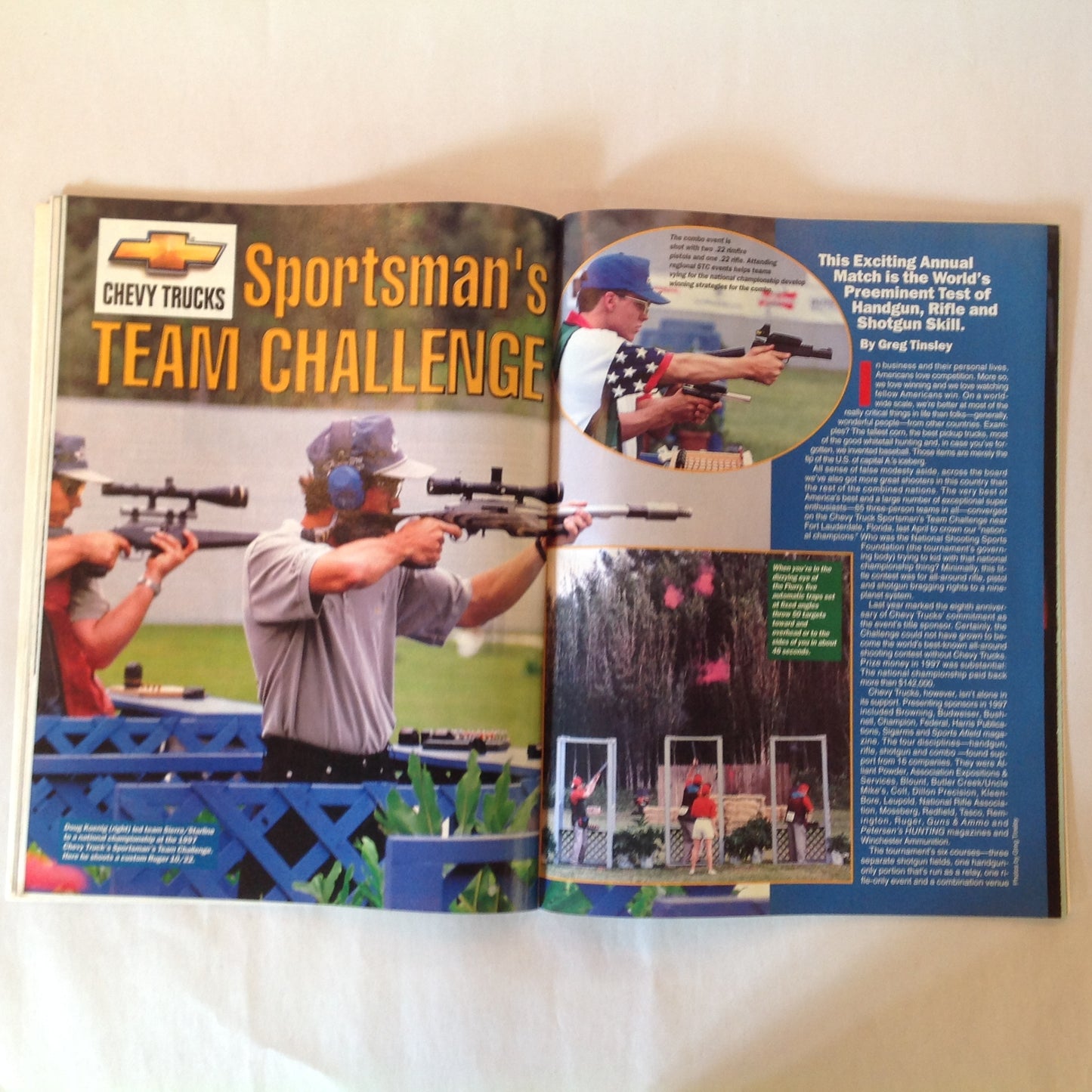 Vintage Dec 1997 Guns & Ammo Magazine World's Fastest Bolt Action CZ Goes .45 New Guns Wyatt Earp's Buntline Special