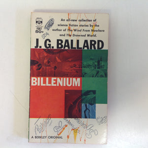 Vintage 1962 Mass Market Paperback Billenium J.G. Ballard First Printing