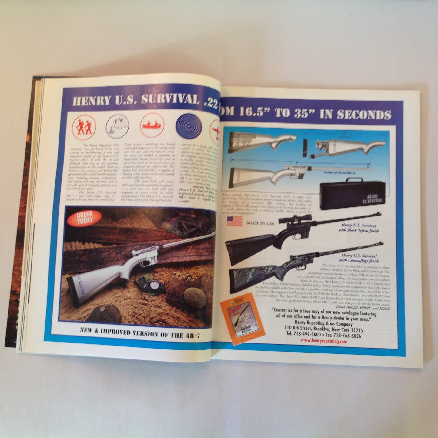 Vintage Jun 2000 Guns & Ammo Magazine Mega-Bore Customer Rugers Classic .577 Double S&W .45 Schofield Reissue