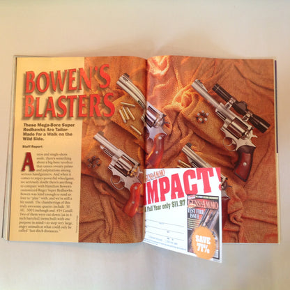 Vintage Jun 2000 Guns & Ammo Magazine Mega-Bore Customer Rugers Classic .577 Double S&W .45 Schofield Reissue