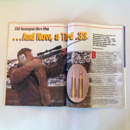 Vintage Jun 2000 Guns & Ammo Magazine Mega-Bore Customer Rugers Classic .577 Double S&W .45 Schofield Reissue