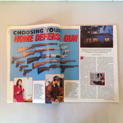 Vintage Jul 1992 Guns & Ammo Magazine Home Defense Guns Gun Control Rifle Bullet Shape Buyer's Guide