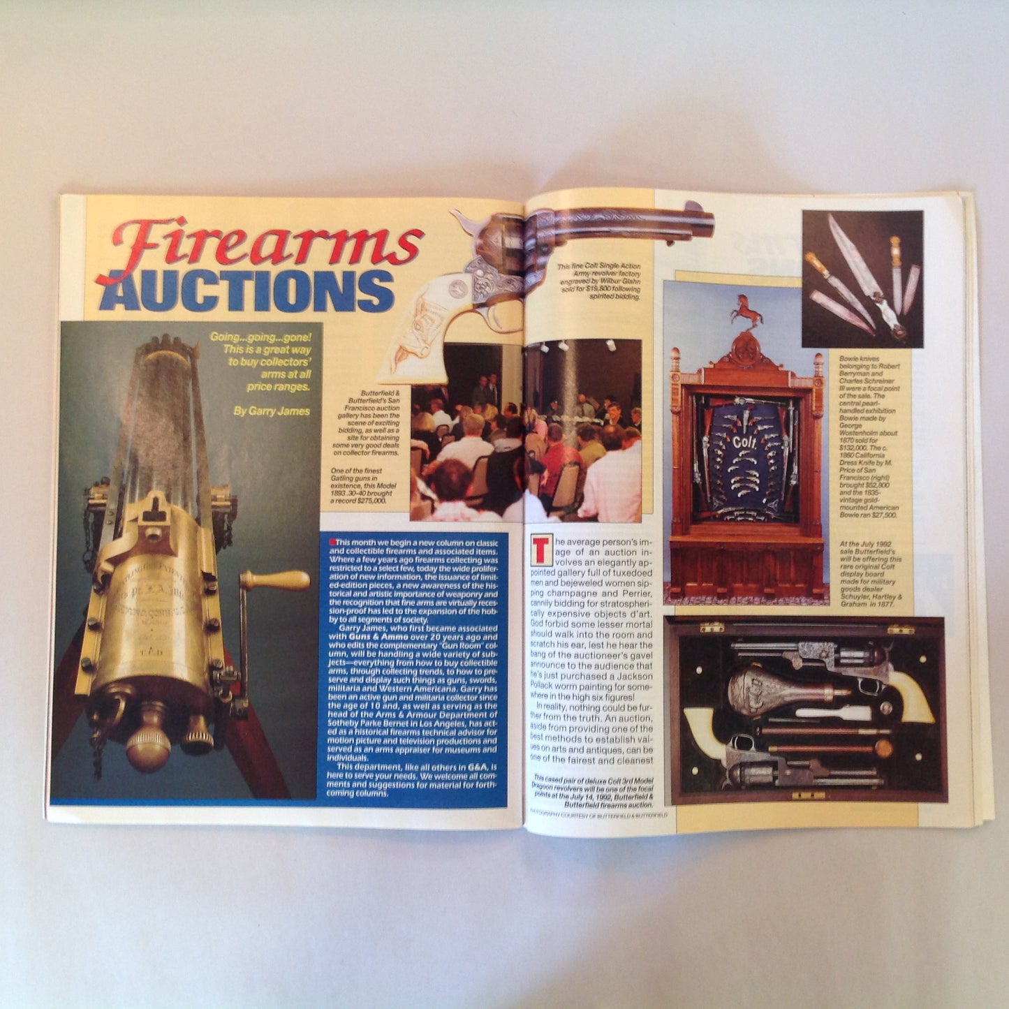 Vintage Jul 1992 Guns & Ammo Magazine Home Defense Guns Gun Control Rifle Bullet Shape Buyer's Guide