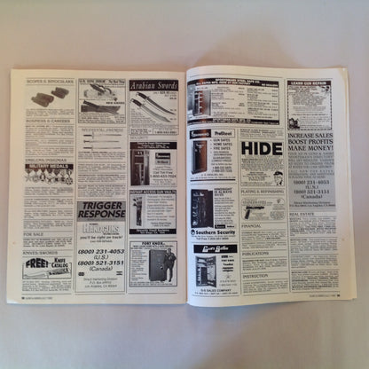 Vintage Jul 1992 Guns & Ammo Magazine Home Defense Guns Gun Control Rifle Bullet Shape Buyer's Guide