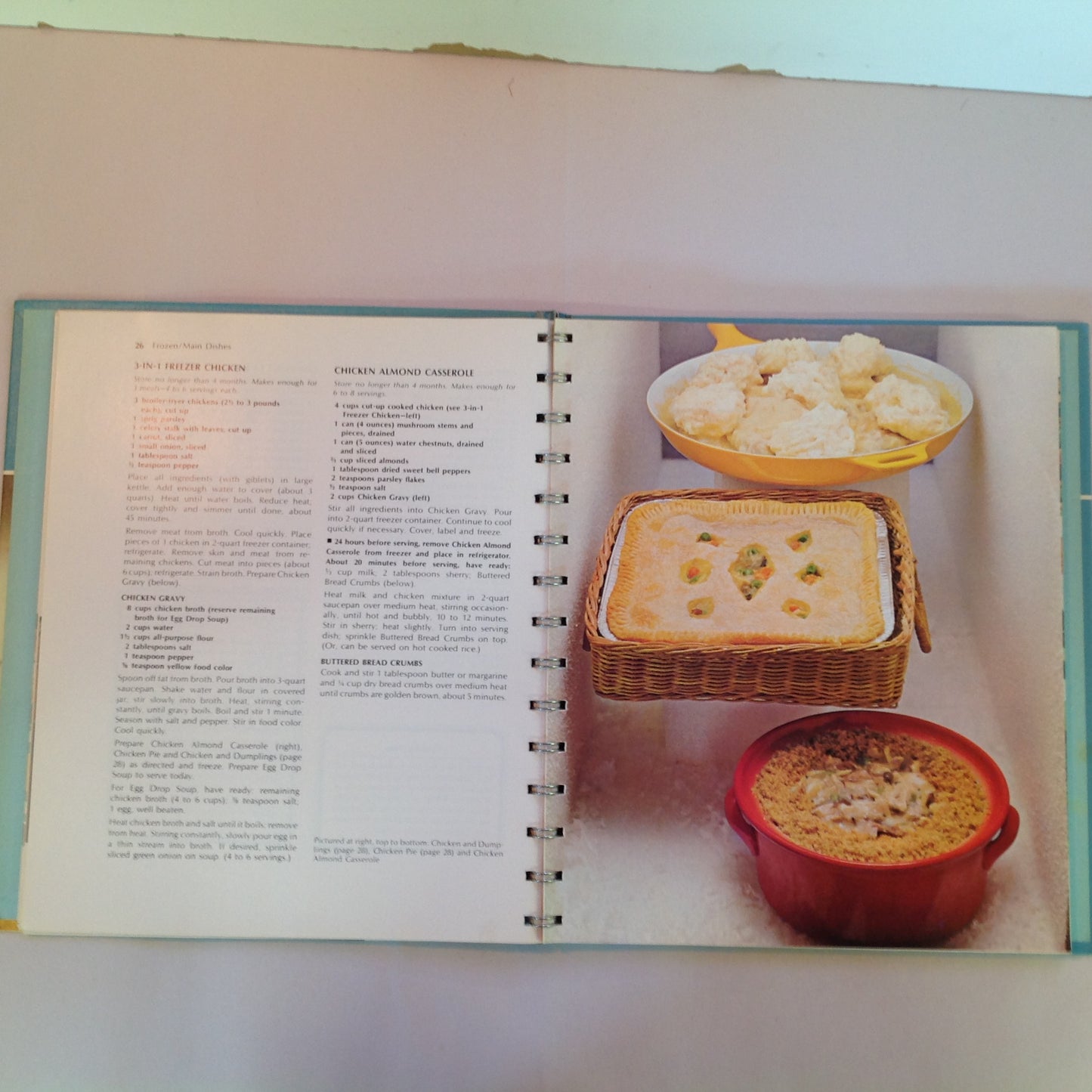 Vintage 1973 Hardcover Betty Crocker's Do-Ahead Cookbook