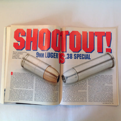 Vintage Aug 1991 Guns & Ammo Magazine Ruger New P90 9mm Luger Vs .38 Special All Time Classic Sporters