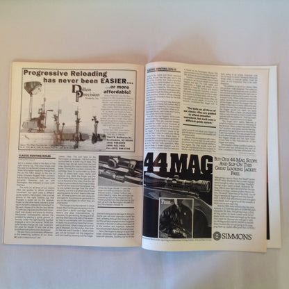 Vintage Aug 1991 Guns & Ammo Magazine Ruger New P90 9mm Luger Vs .38 Special All Time Classic Sporters