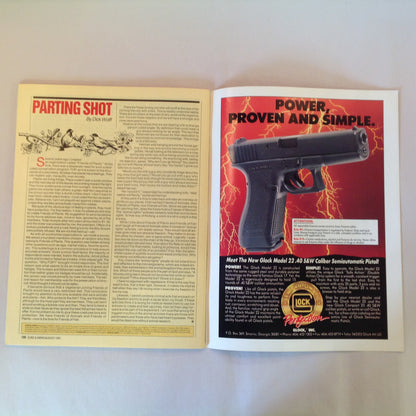 Vintage Aug 1991 Guns & Ammo Magazine Ruger New P90 9mm Luger Vs .38 Special All Time Classic Sporters