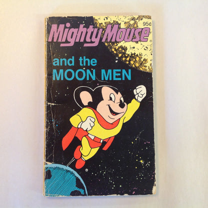 Vintage 1980 Mass Market Paperback Mighty Mouse and the Moon Men Horace Elias