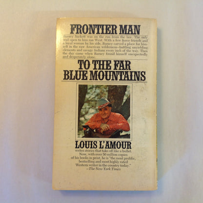 Vintage 1977 Mass Market Paperback To the Far Blue Mountains Louis L'Amour
