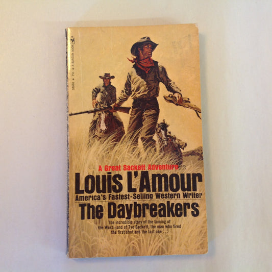 Vintage 1971 Mass Market Paperback The Daybreakers Louis L'Amour