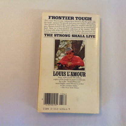 Vintage 1980 Mass Market Paperback The Strong Shall Live Louis L'Amour