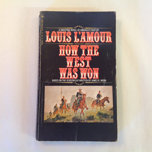 Vintage 1970 Mass Market Paperback How the West Was Won Louis L'Amour