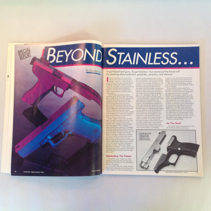 Vintage Mar 1992 Shooting Times Magazine Watch Out for Wesson Guns of Tomorrow
