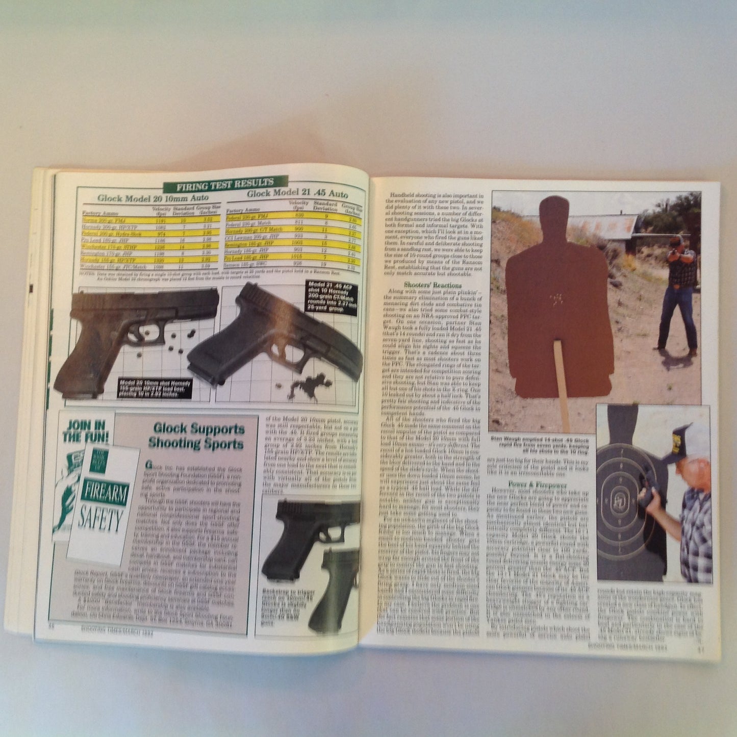 Vintage Mar 1992 Shooting Times Magazine Watch Out for Wesson Guns of Tomorrow