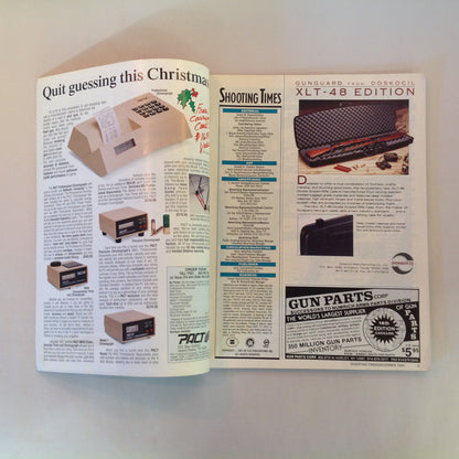 Vintage Dec 1991 Shooting Times Walther New Age Blackpowder Firepower Dream Rifle Perfect .30 Caliber Bullet