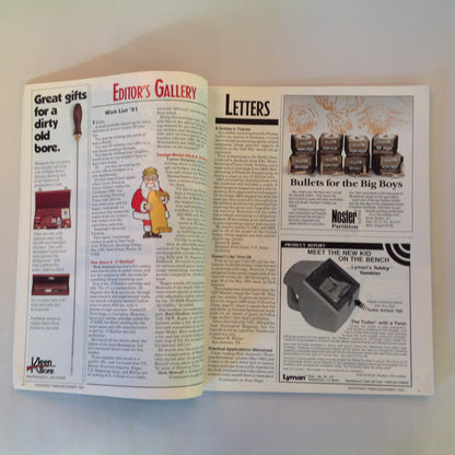 Vintage Dec 1991 Shooting Times Walther New Age Blackpowder Firepower Dream Rifle Perfect .30 Caliber Bullet