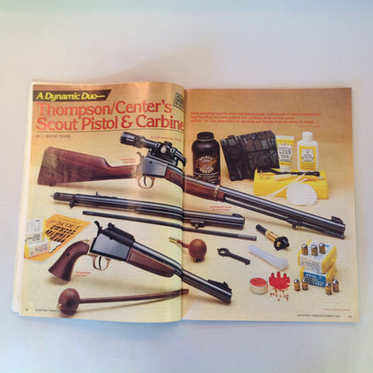 Vintage Dec 1991 Shooting Times Walther New Age Blackpowder Firepower Dream Rifle Perfect .30 Caliber Bullet