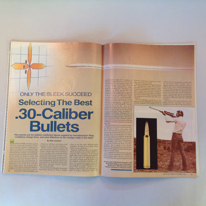 Vintage Dec 1991 Shooting Times Walther New Age Blackpowder Firepower Dream Rifle Perfect .30 Caliber Bullet