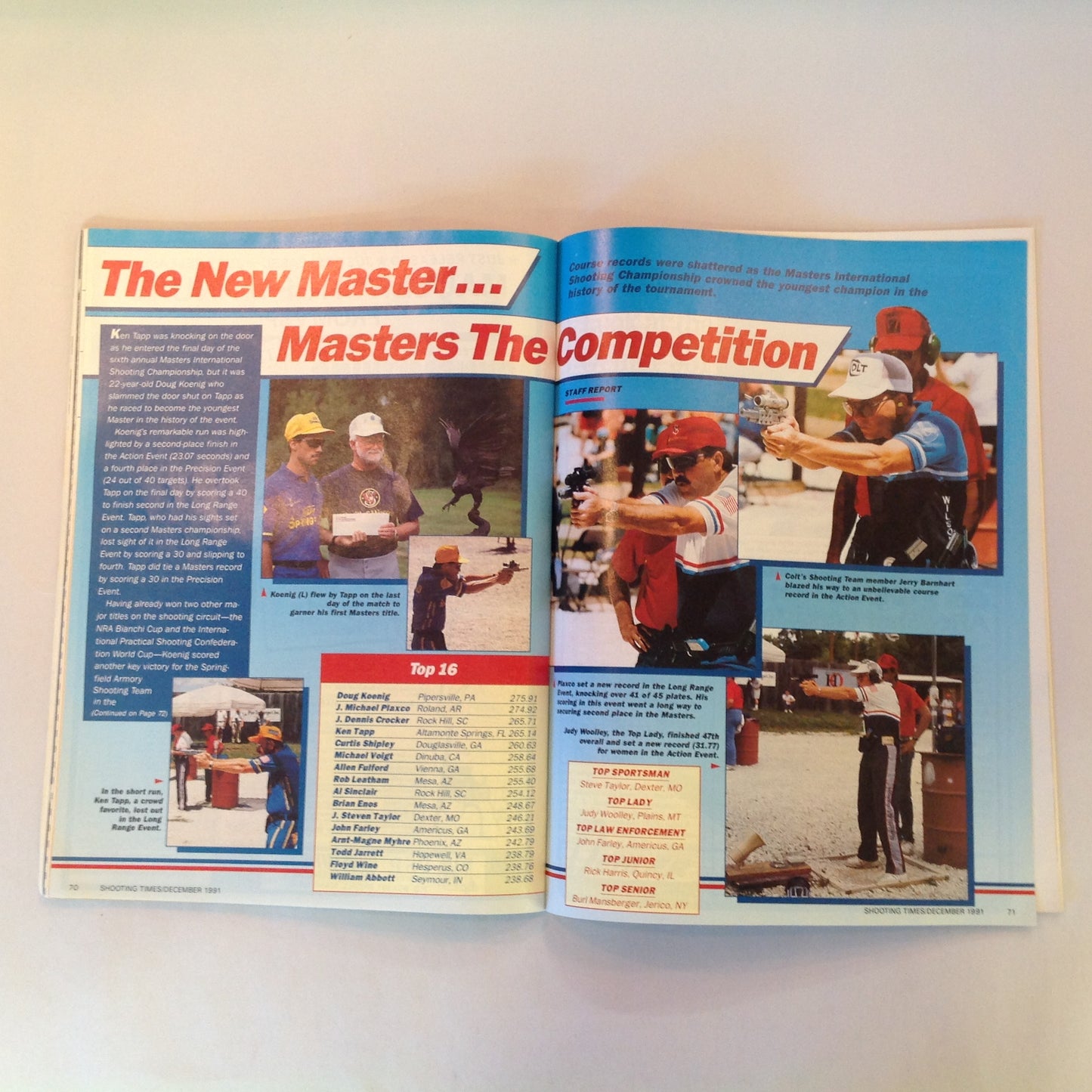 Vintage Dec 1991 Shooting Times Walther New Age Blackpowder Firepower Dream Rifle Perfect .30 Caliber Bullet