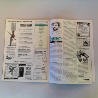 Vintage Dec 1991 Shooting Times Walther New Age Blackpowder Firepower Dream Rifle Perfect .30 Caliber Bullet
