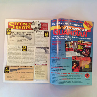 Vintage Apr 1999 American Rifleman Magazine Benelli's High-Tech Pump New Guns 1999 Browning's Classic Hi Power