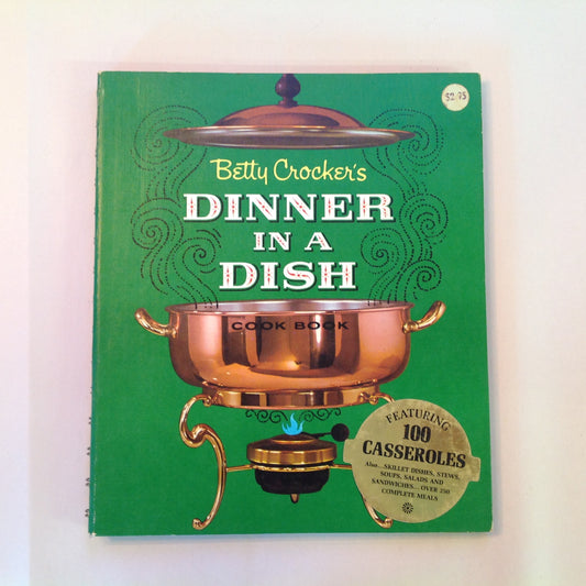 Vintage 1965 Hardcover Betty Crocker's Dinner In a Dish Cook Book