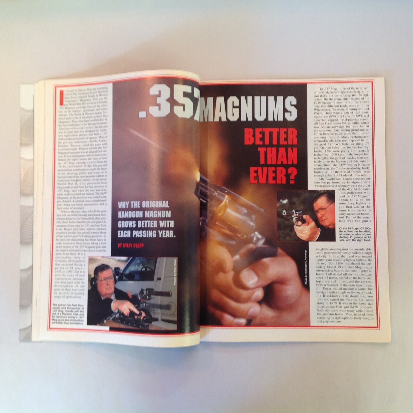 Vintage Jul 1999 American Rifleman Magazine Johnson Model of 1941 Scope Recticles .357 Mag Cryo Update