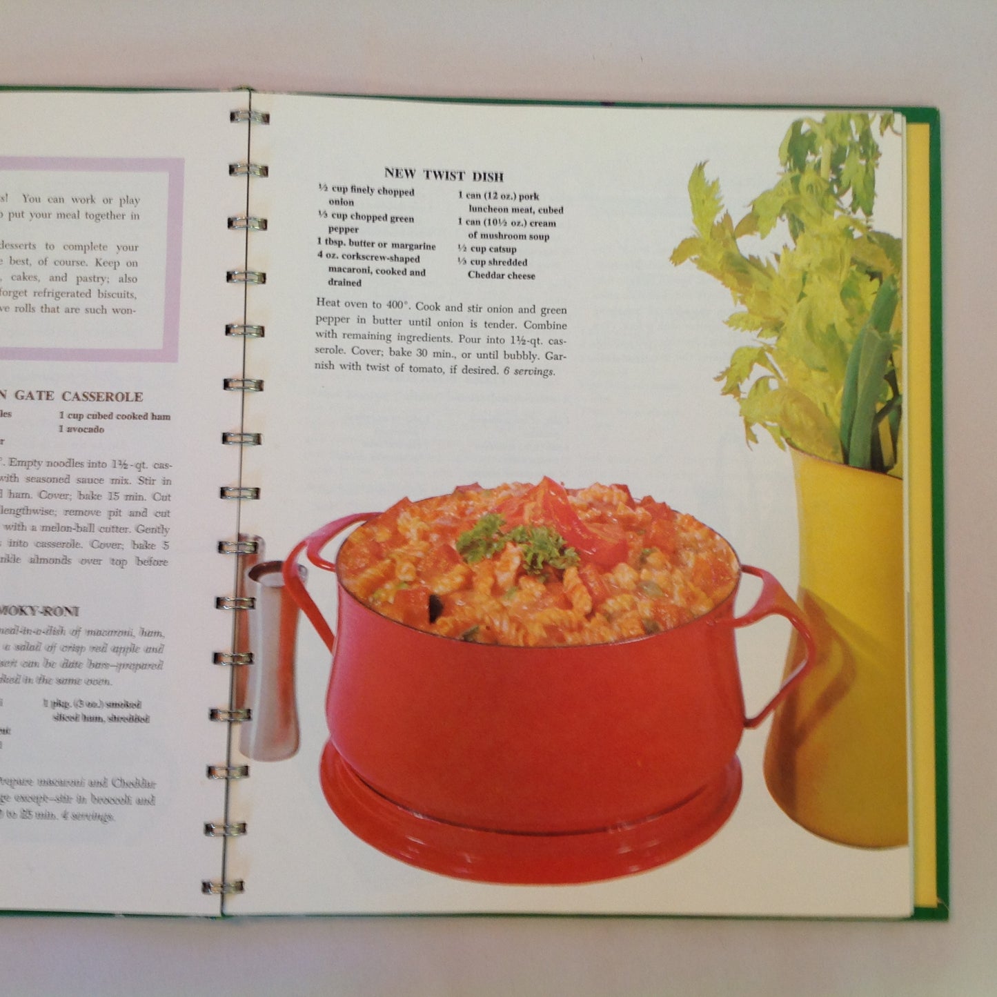 Vintage 1965 Hardcover Betty Crocker's Dinner In a Dish Cook Book