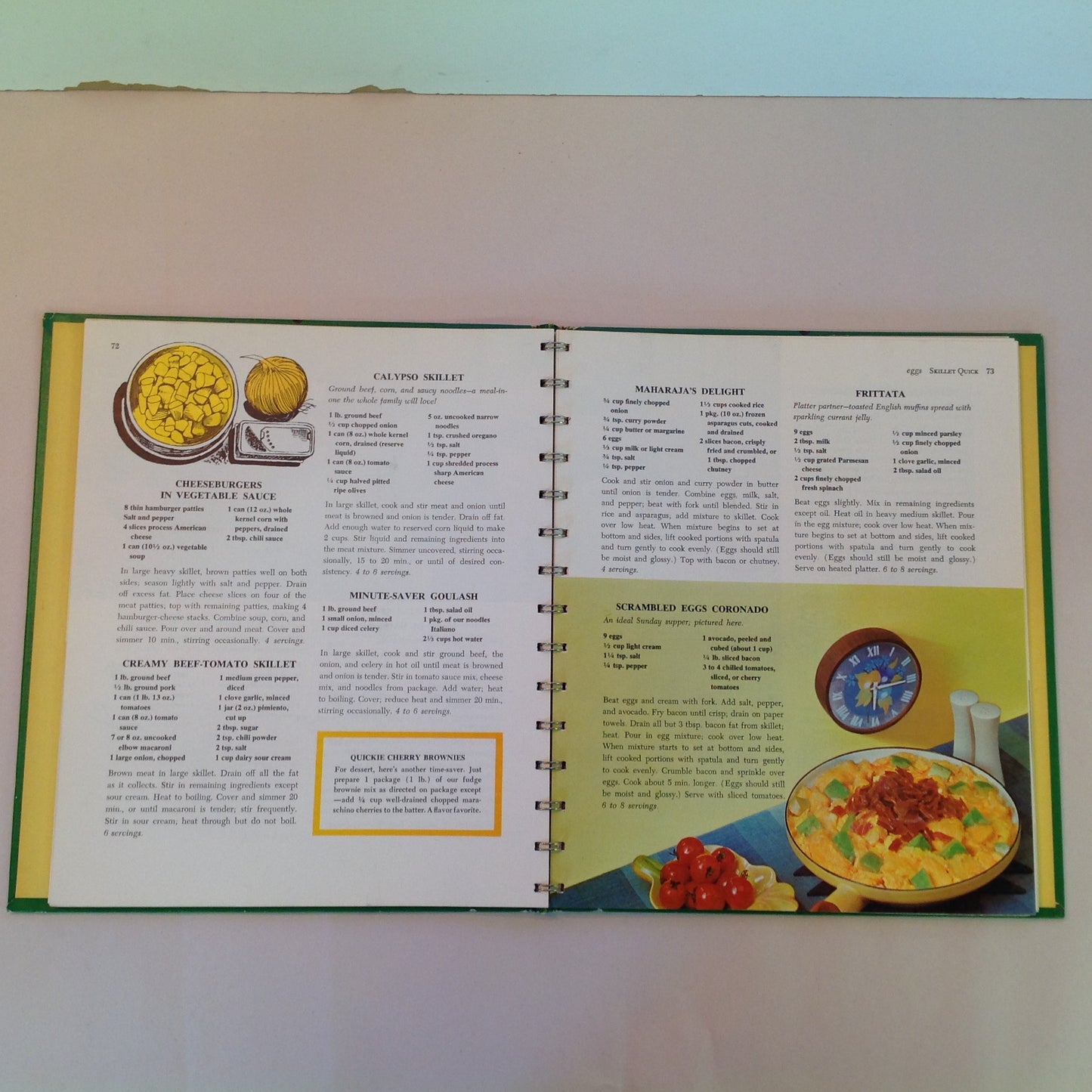 Vintage 1965 Hardcover Betty Crocker's Dinner In a Dish Cook Book