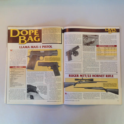 Vintage Jun 1995  American Rifleman Magazine H&K's USP .45 ACP '03 Springfield
